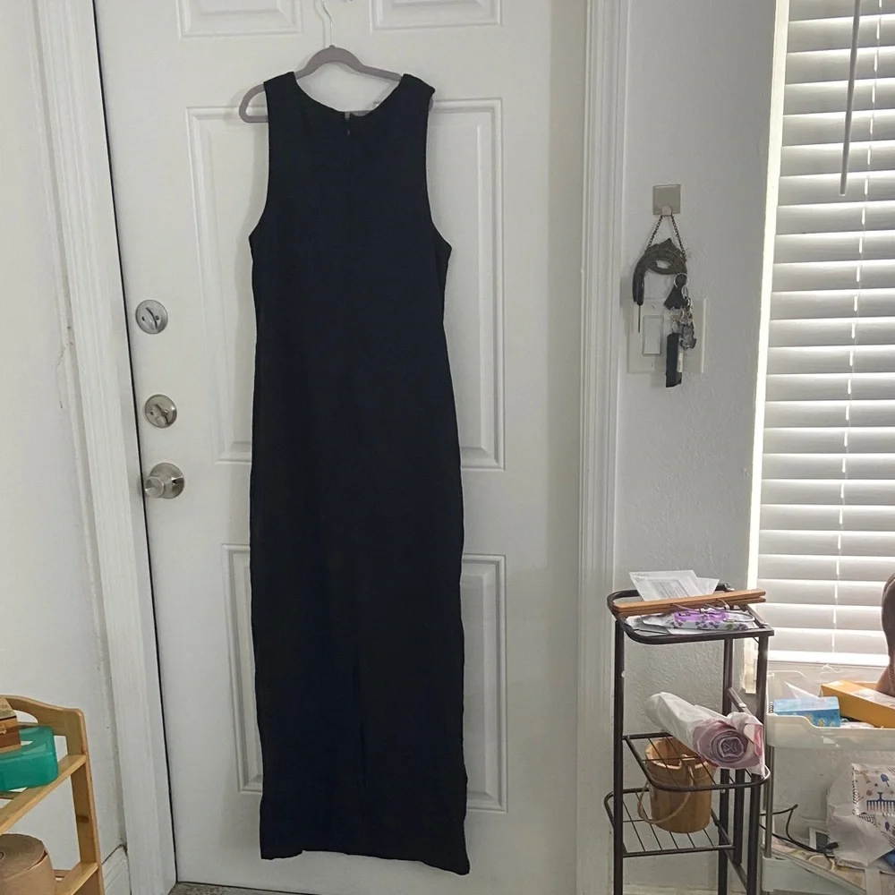 Black Maxi Dress medium tall - Picture 4 of 5